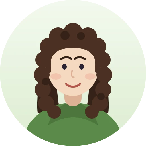 Retrato ilustrado de Hilda Rodríguez A.